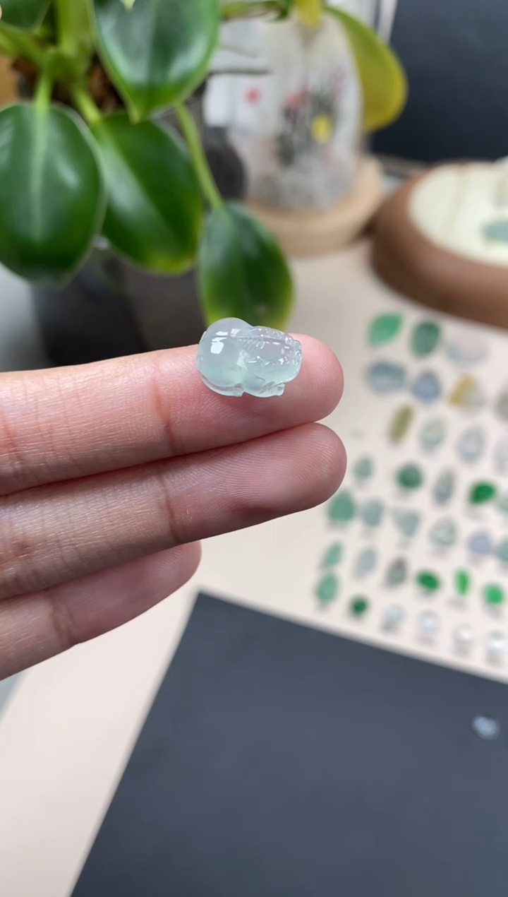 【闪购商品】翡翠颈饰未镶嵌翡翠冰晴裸石