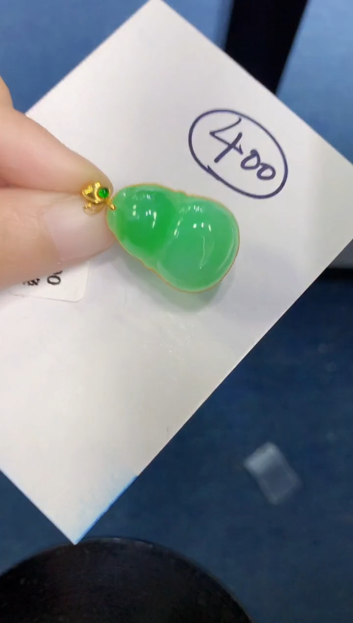 【闪购商品】翡翠颈饰18K金镶嵌000000000