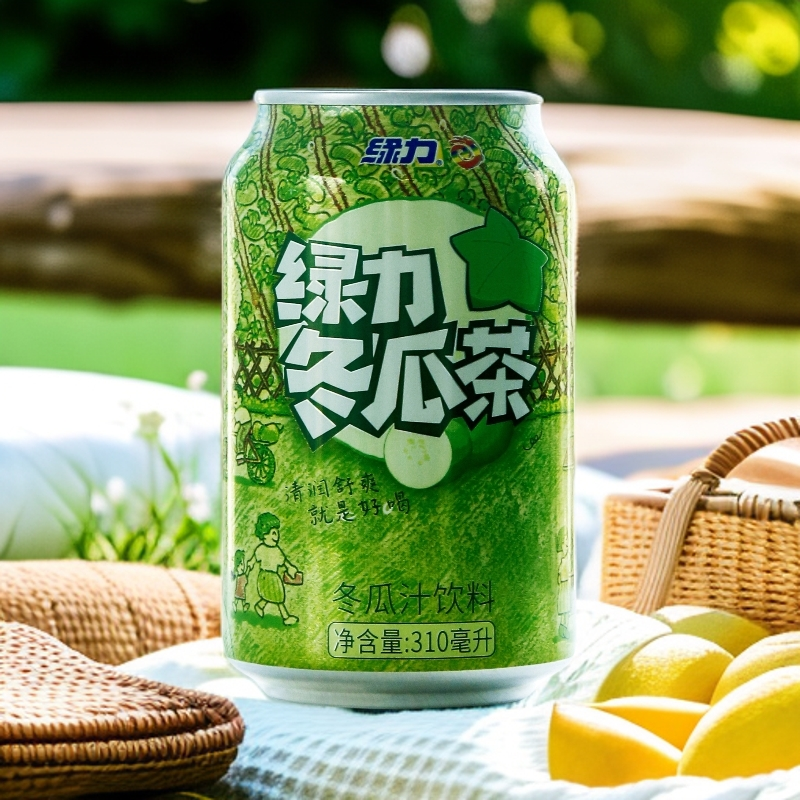 绿力 绿力冬瓜茶冬瓜汁饮料310ml*6罐装尝鲜装老品牌国产饮品