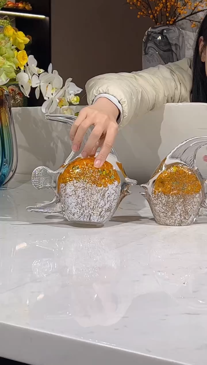 【闪购商品】琉璃橘色鱼