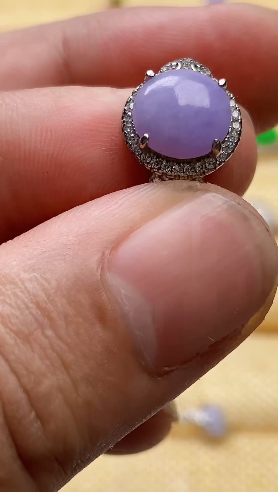 【闪购商品】翡翠戒指银S925镶嵌0000