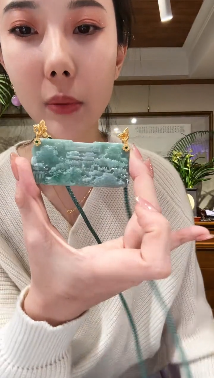 【闪购商品】翡翠颈饰未镶嵌国风