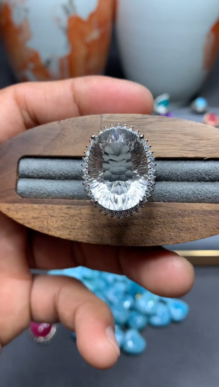 【闪购商品】水晶戒指未镶嵌W9（随机性发货只发一单）