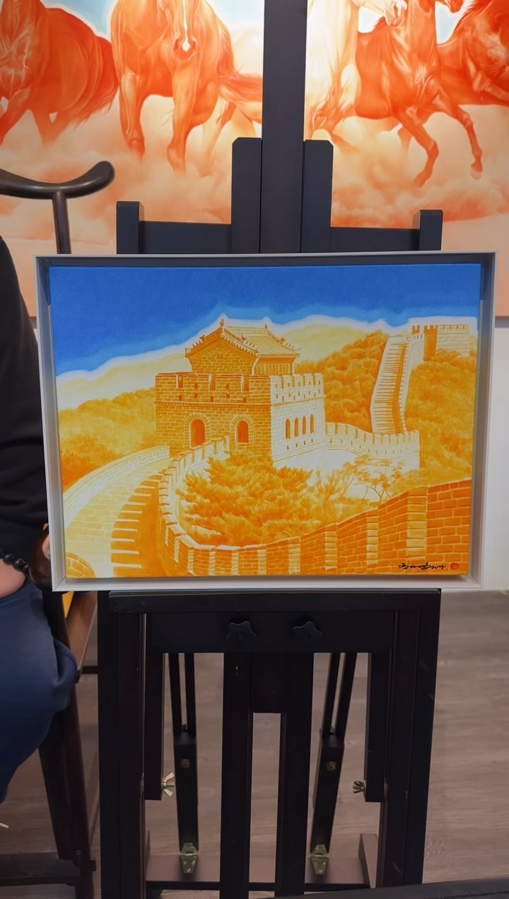 国画z天津人美-冯丽鹏油画30*40cm