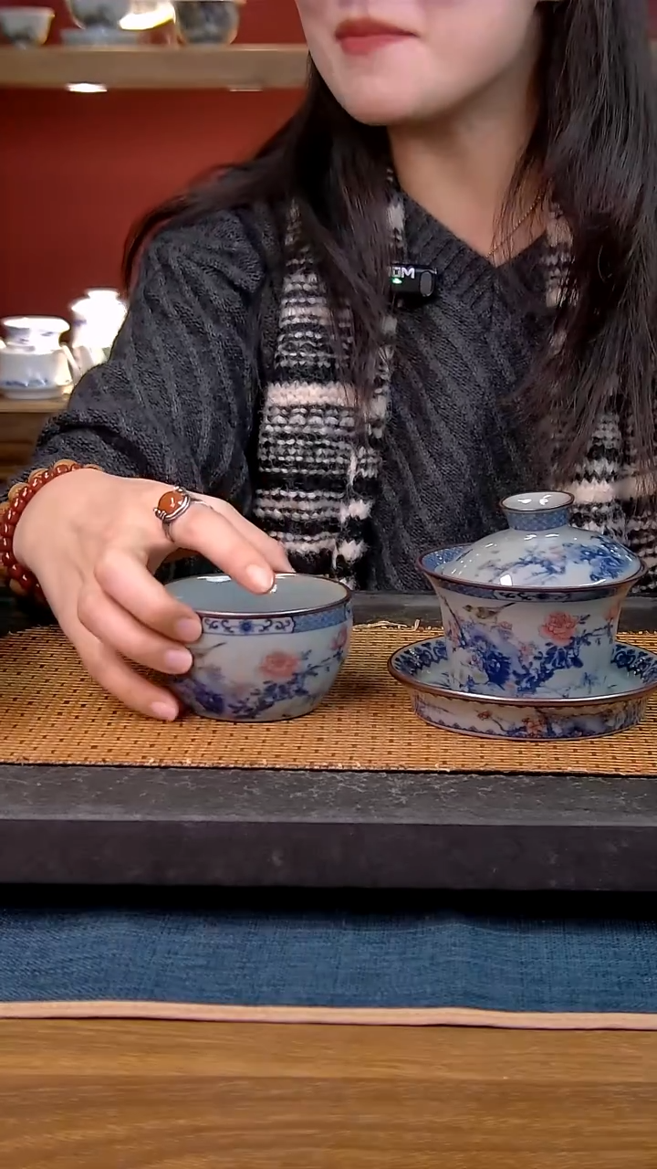 简装家用款2件套 老陶泥开片纹陶瓷茶具