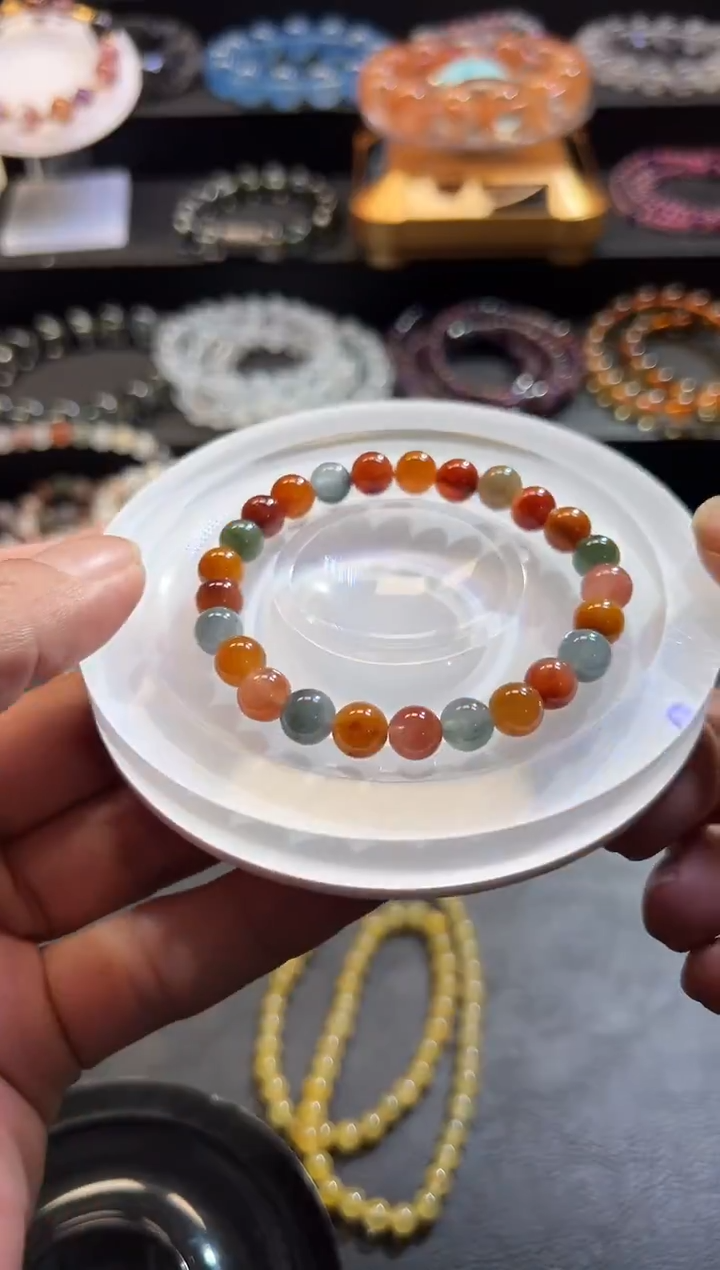 未镶嵌手链水晶哑*50