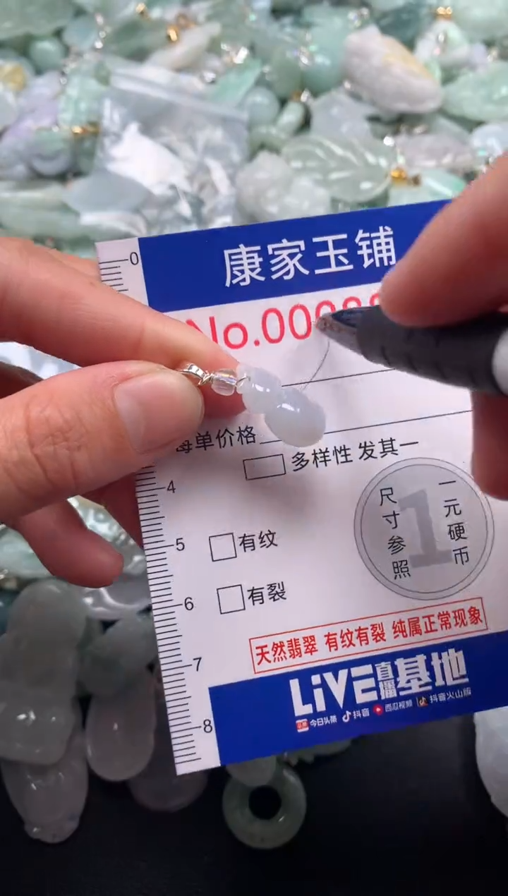 颈饰未镶嵌翡翠8876