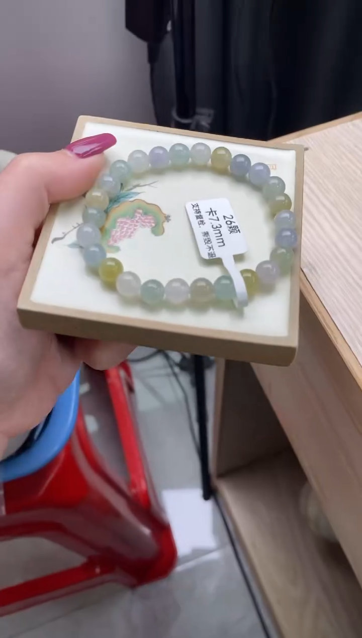 未镶嵌手链翡翠翡翠手串d2608