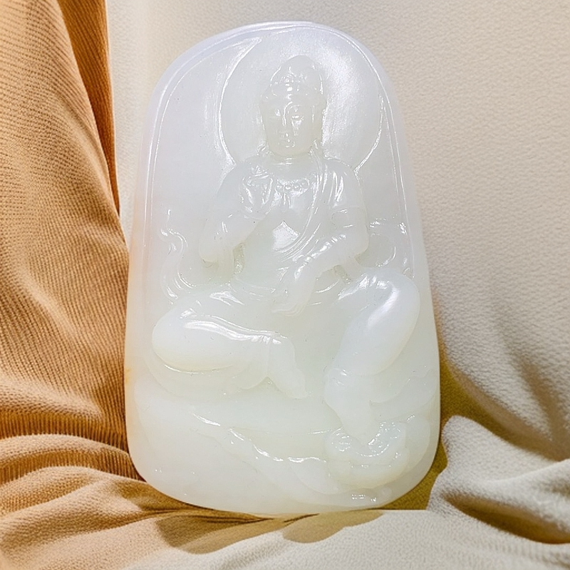 和田玉吊坠(不含链)未镶嵌