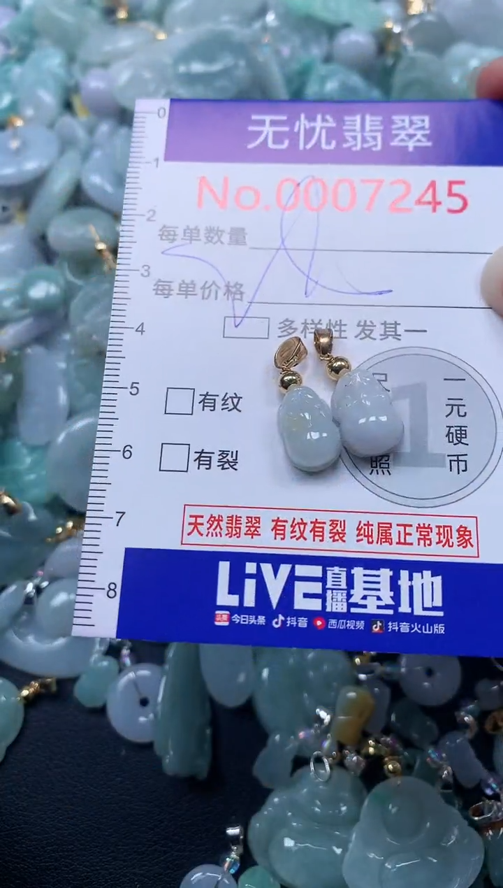 颈饰未镶嵌翡翠7245