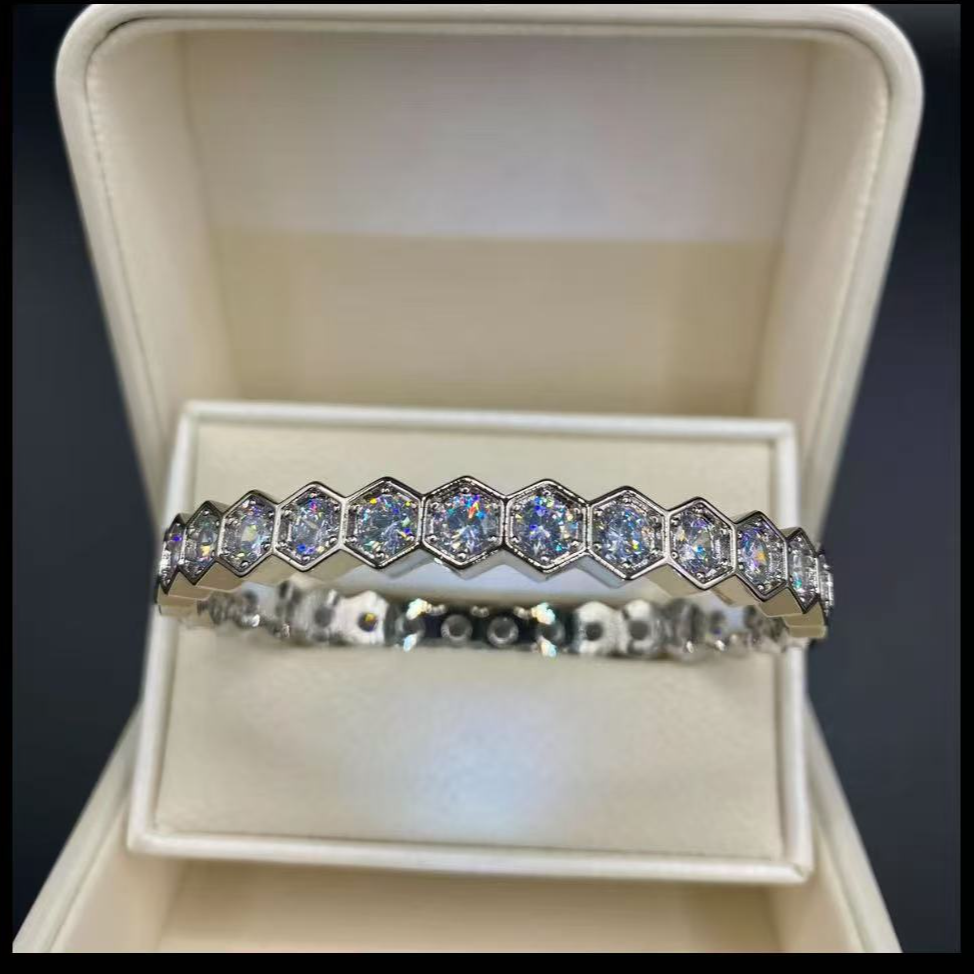 炫璨高奢 轻奢时尚百搭满钻手镯豪镶重工