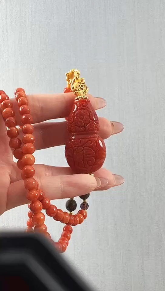 颈饰未镶嵌翡翠葫芦