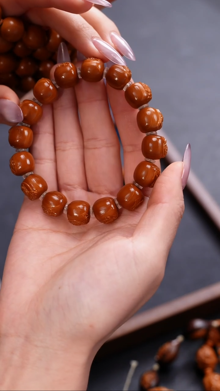 手串橄榄核薛*苏工橄榄核