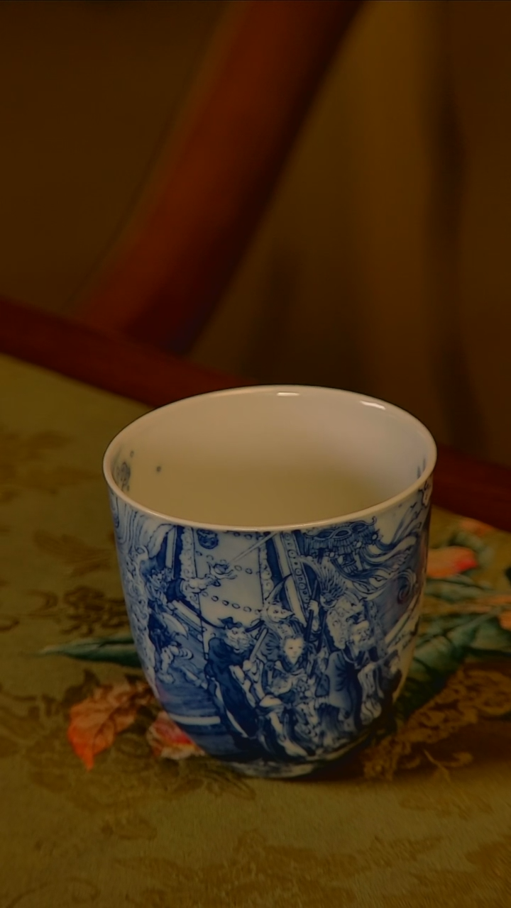 杯手工手绘杯杯很美丽