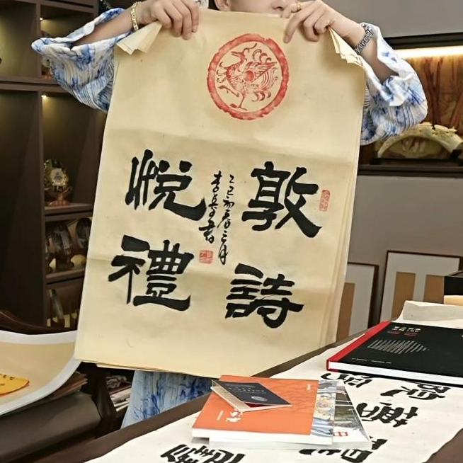 慕子老师书法作品  敦诗悦礼 不含装裱