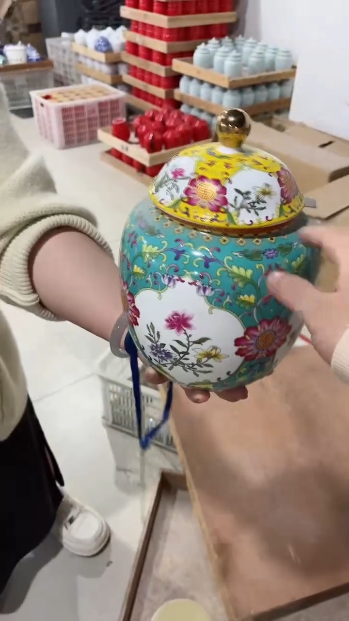 【闪购商品】罐陶瓷茶叶罐存茶罐密封罐