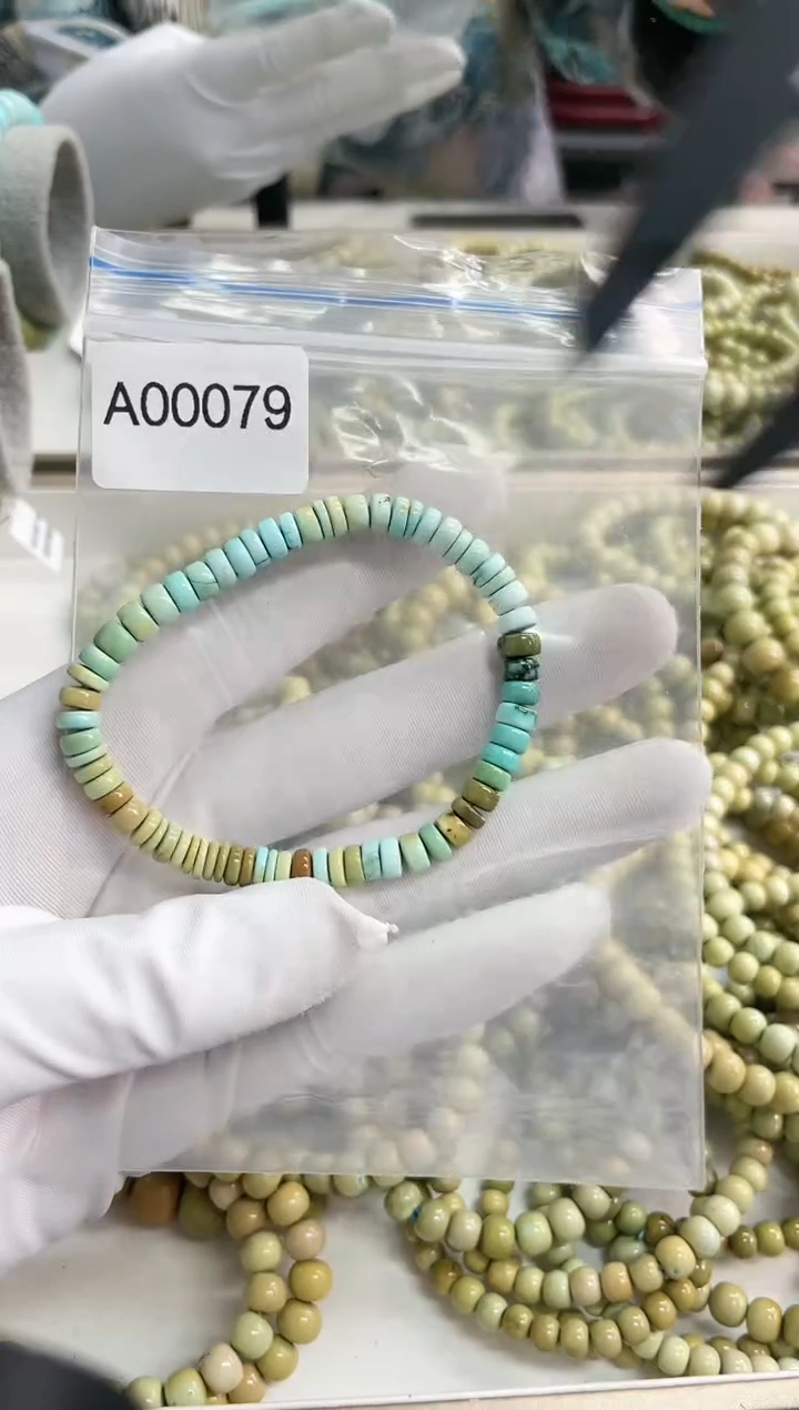 【闪购商品】绿松石珠宝奇石未镶嵌5mm+