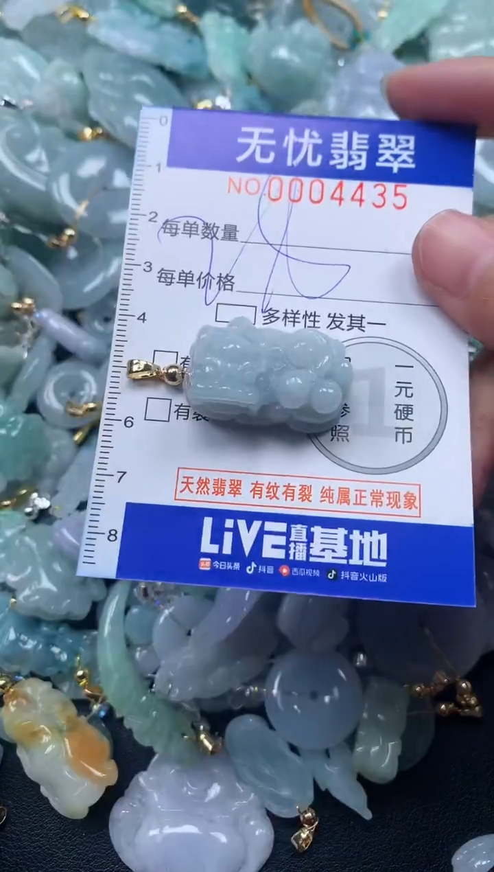 颈饰未镶嵌翡翠4435