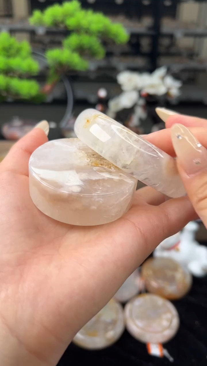 【闪购商品】石英质玉手镯未镶嵌60圈口（赠送镯心）21405