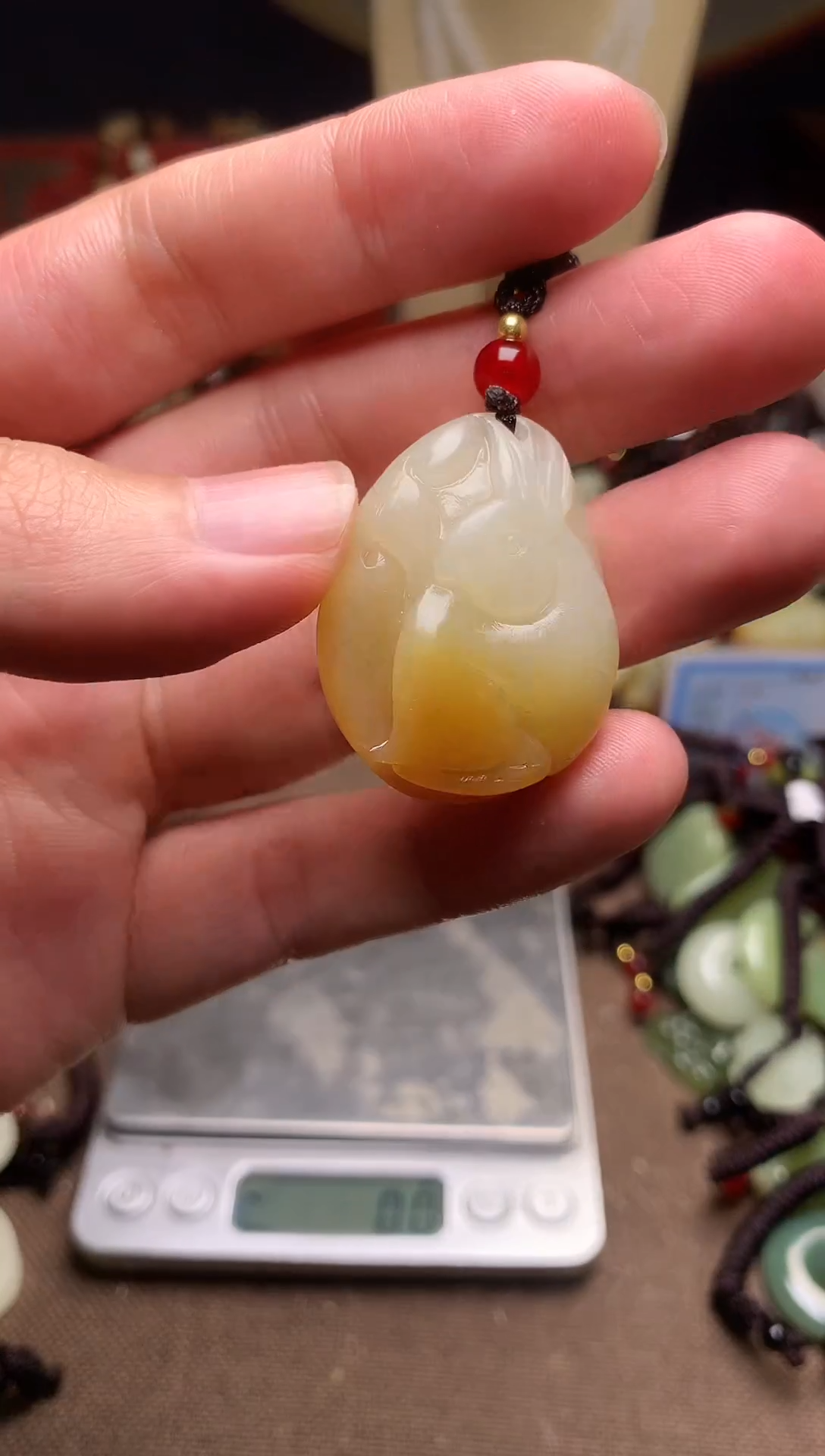 颈饰未镶嵌和田玉新疆料青海料清水和田玉吊坠