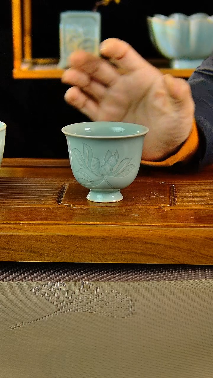 【闪购商品】婷婷专属闪购原款原釉汝瓷福利杯