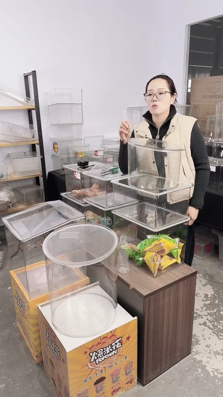 钢化玻璃盖子款202015pet带盖5个