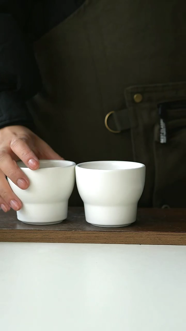 【闪购商品】陶瓷温柔小白杯2只装@4-2@