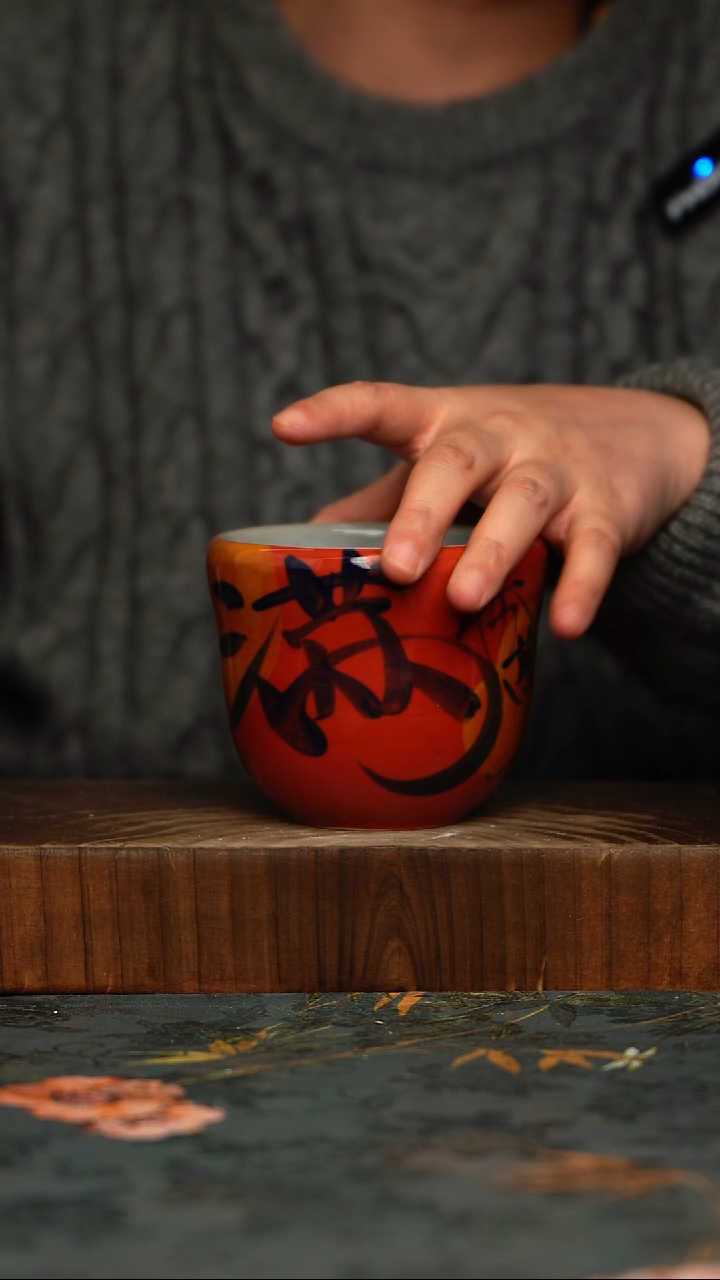 瓷片釉下彩手工手绘同款陶器