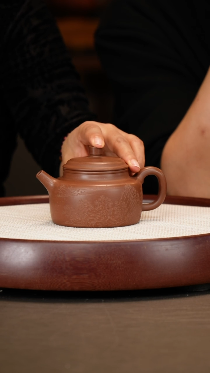 【闪购商品】紫砂茶壶【陈俊】天青德钟  280CC