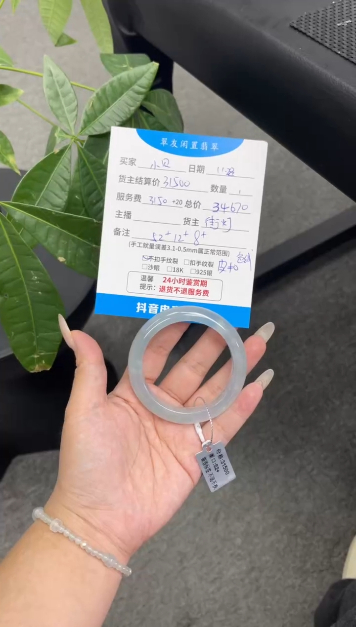 未镶嵌手镯翡翠叽***贝手镯