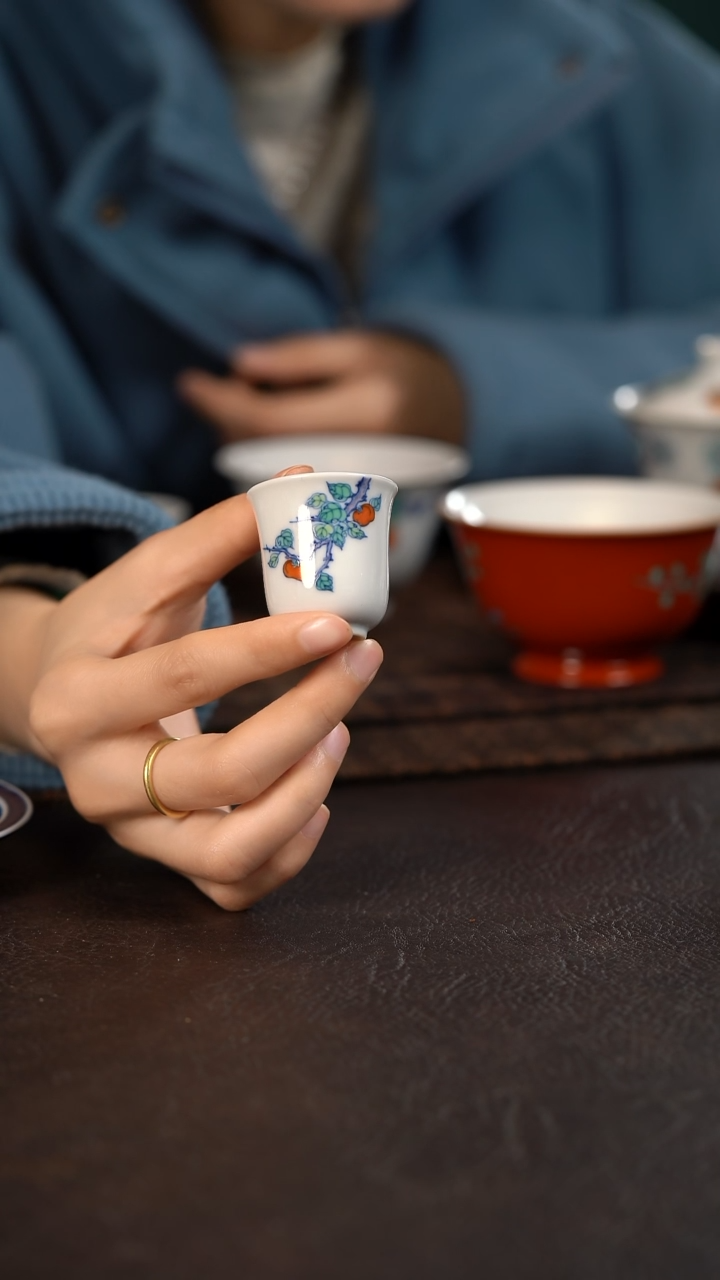 【闪购商品】杯云霞珍藏斗彩事事如意一口杯