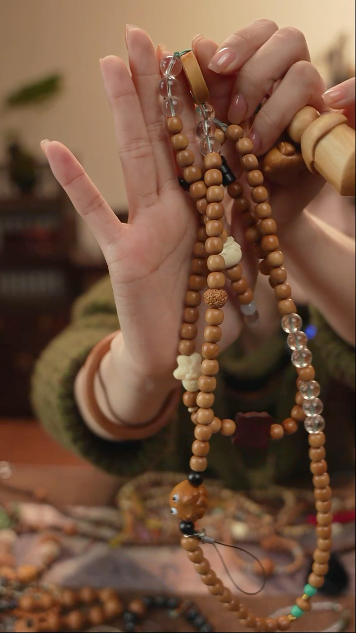 非洲檀香无事牌黄金耀檀 斜挎