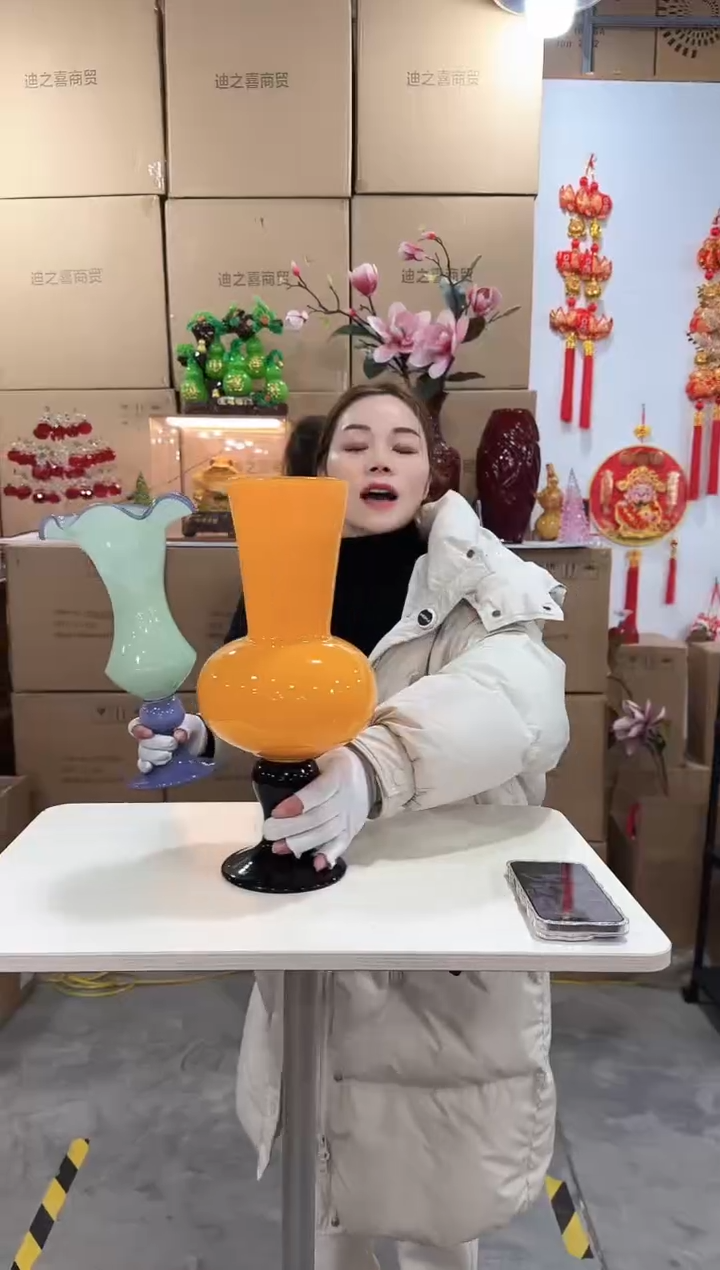 【闪购商品】无铅玻璃悠悠R-花器-98早