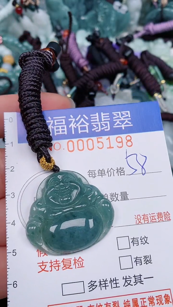 翡翠未镶嵌颈饰...0005198