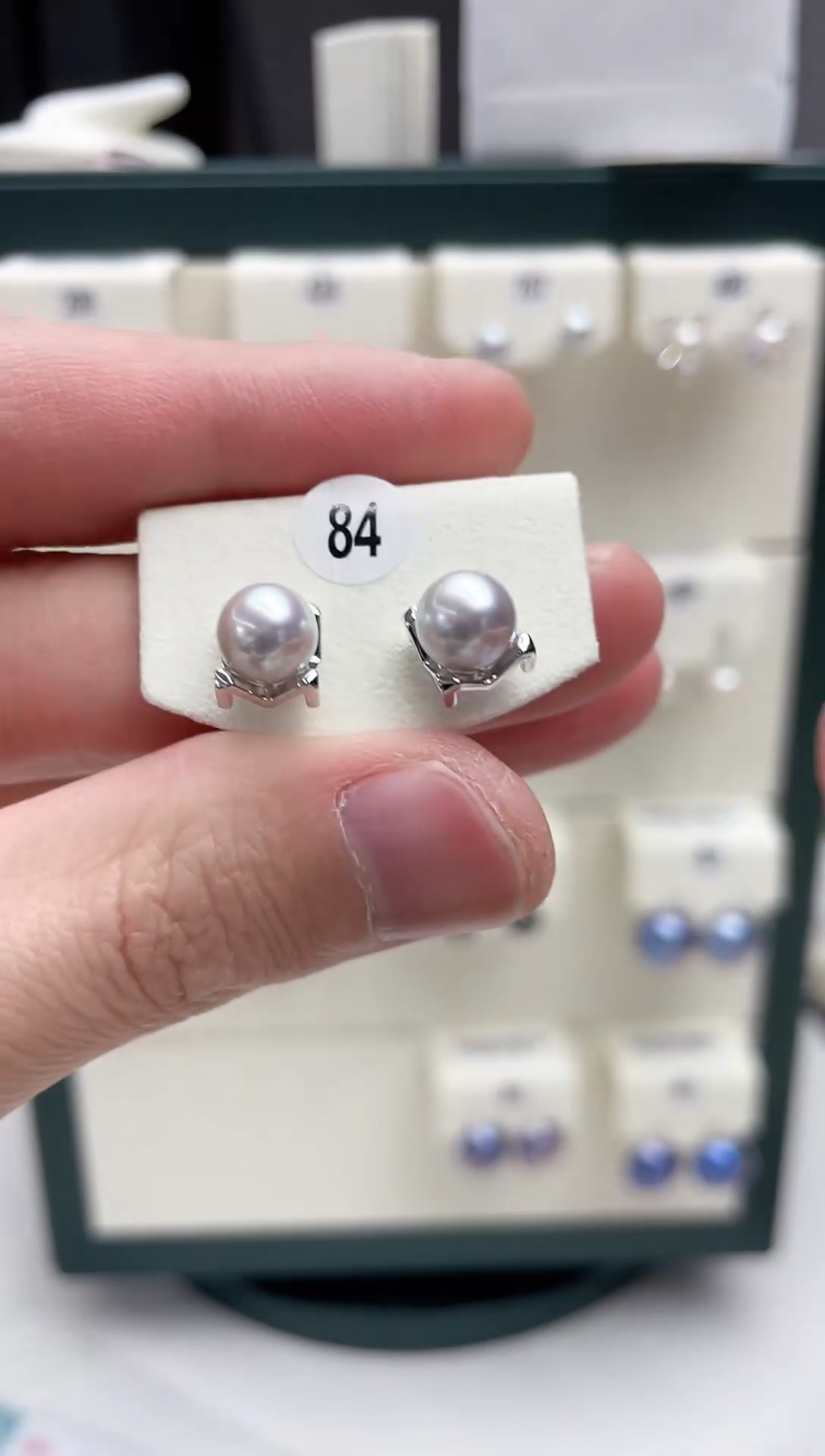 【闪购商品】海水珍珠耳饰银S925镶嵌耳饰