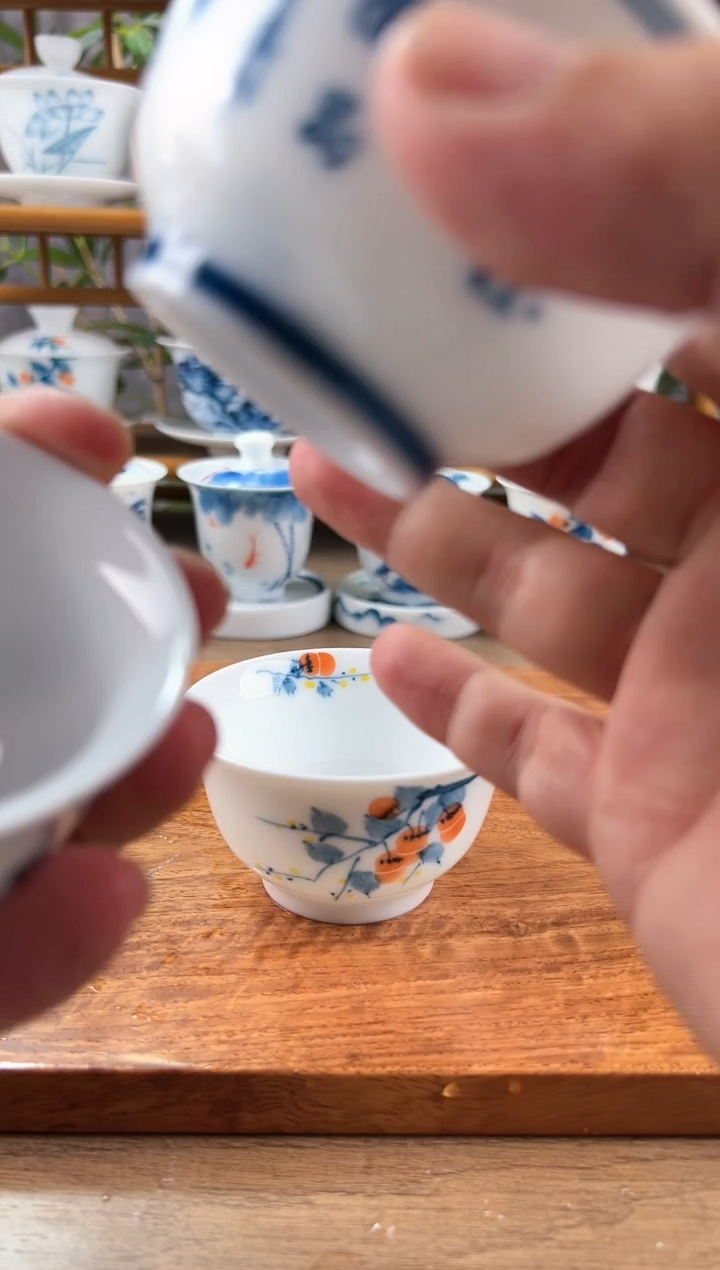 【闪购商品】纯手绘柿子100CC主人杯