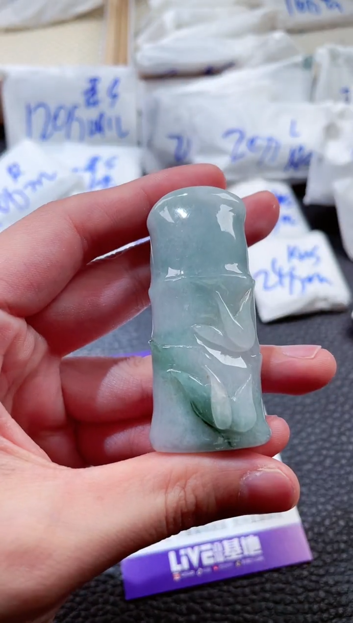 翡翠未镶嵌颈饰00004921