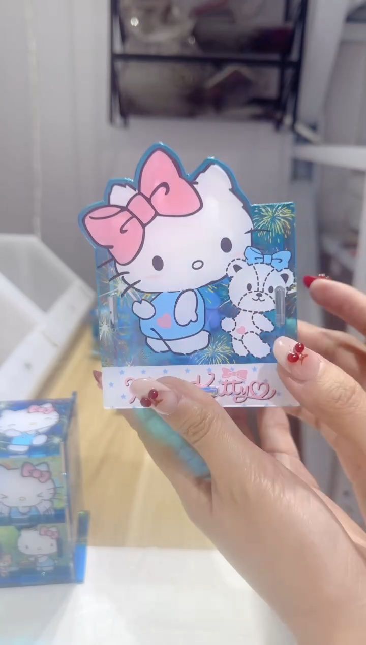 【20号】彩金极光蓝KT系列异形笔筒