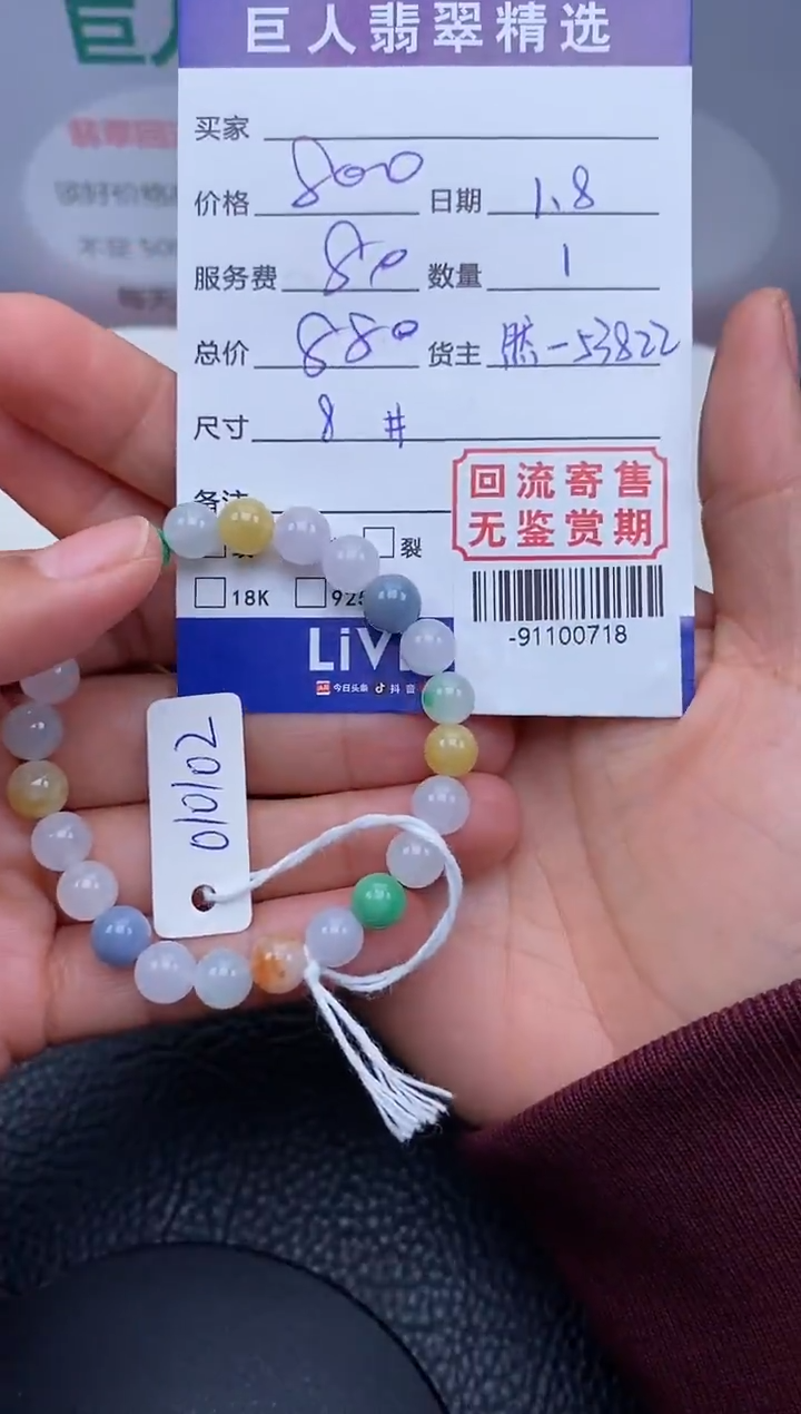 【闪购商品】翡翠颈饰未镶嵌多人-91100718