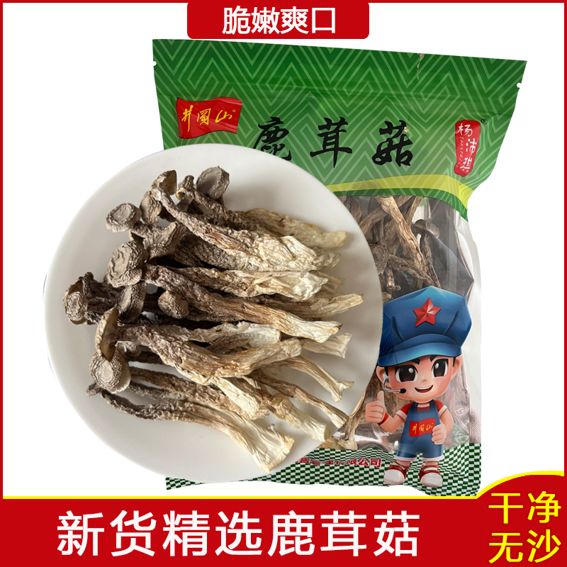 杨沛琪江西井冈山鹿茸菇干货鹿茸菌新货菌菇脆脆菇煲汤食用菌食材