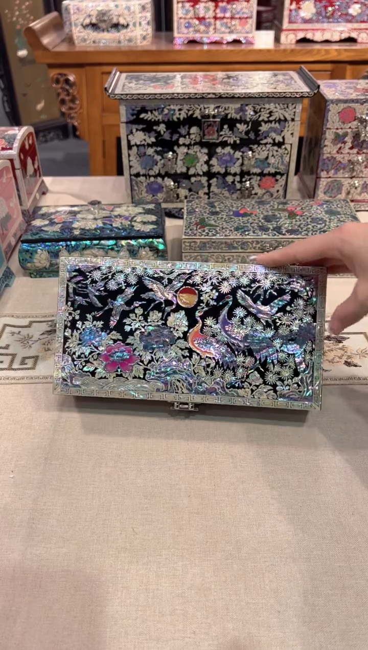 【闪购商品】福利款不退不换黑金鲍·弘贝雅螺钿漆器