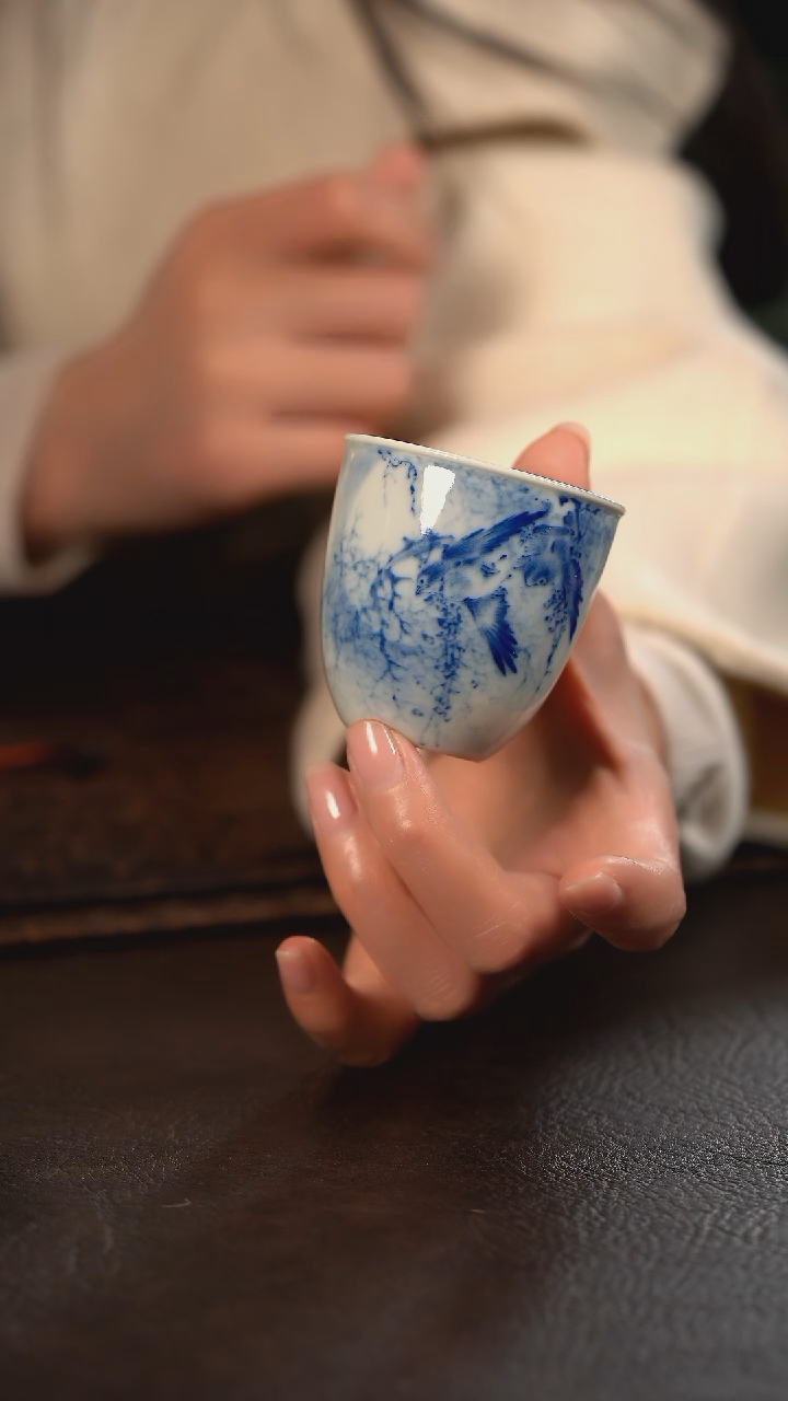 【闪购商品】杯方墨窑月影蛋蛋手握杯亲工