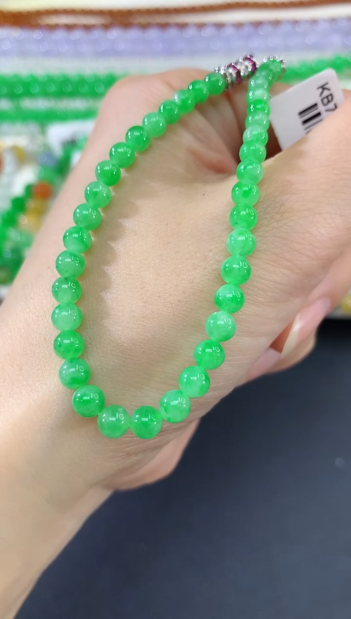 未镶嵌手串翡翠109|多样性发其一