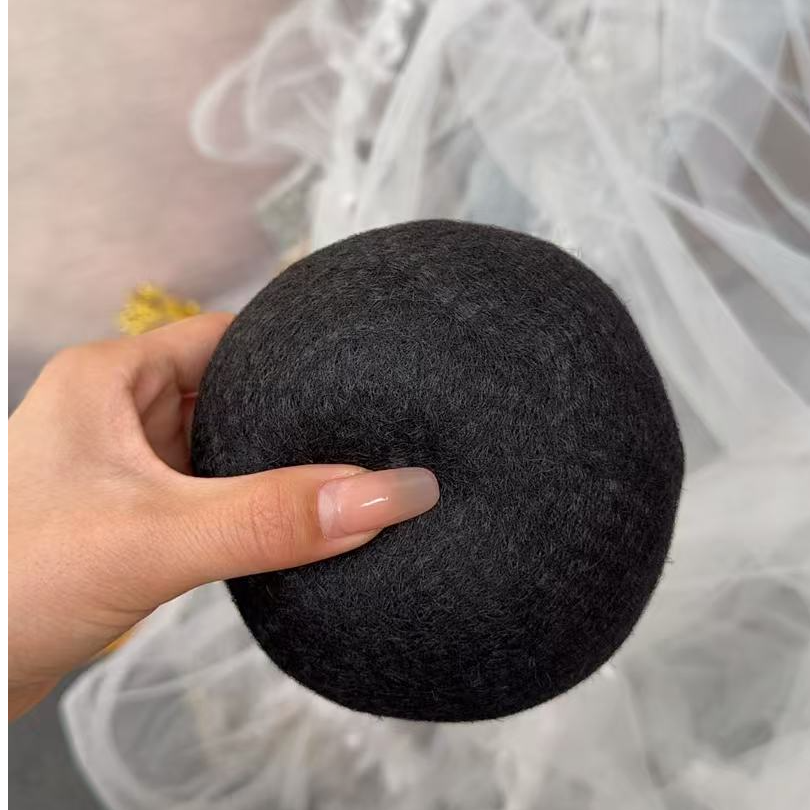 化妆师赫本包垫发球扁平后脑勺软垫发包秀禾造型发包
