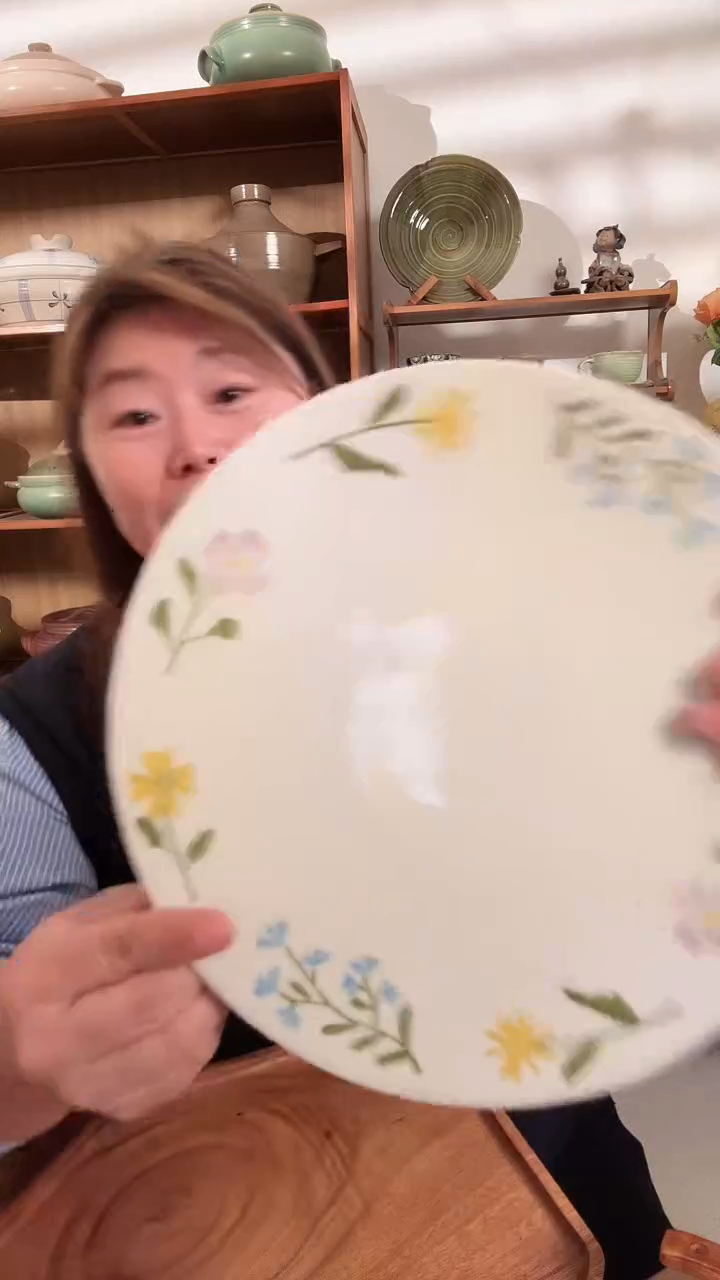 10英寸花湖大平盘