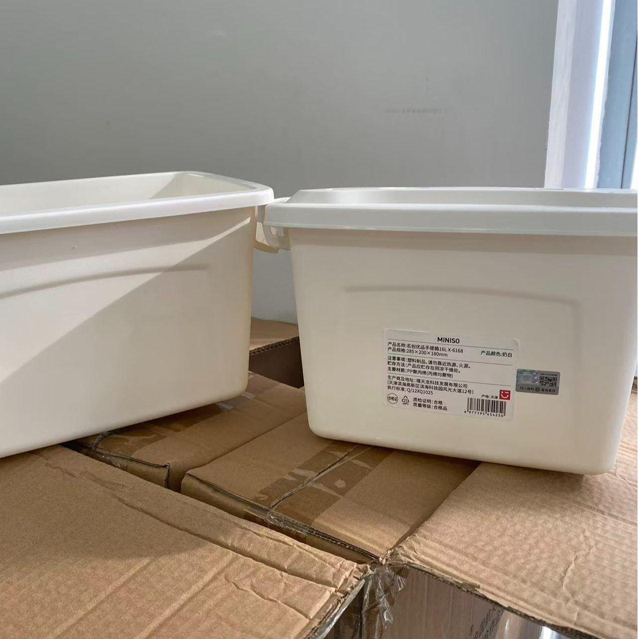 X-6168  名创收纳盒手提箱6L