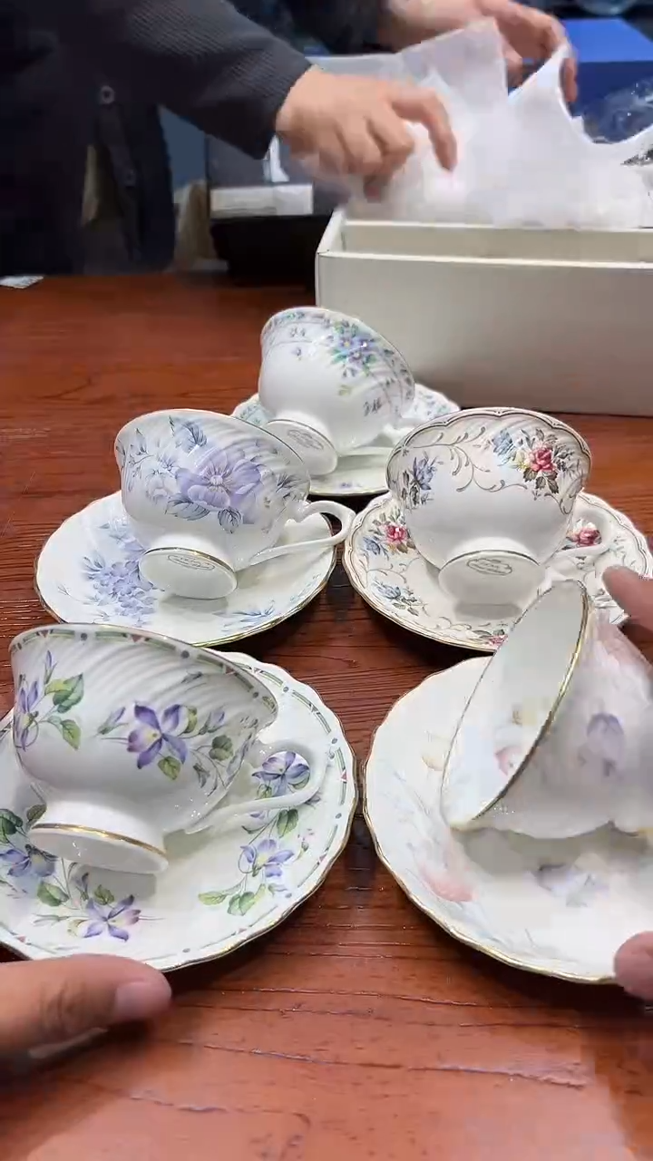 瓷片140小阿朵进口瓷器