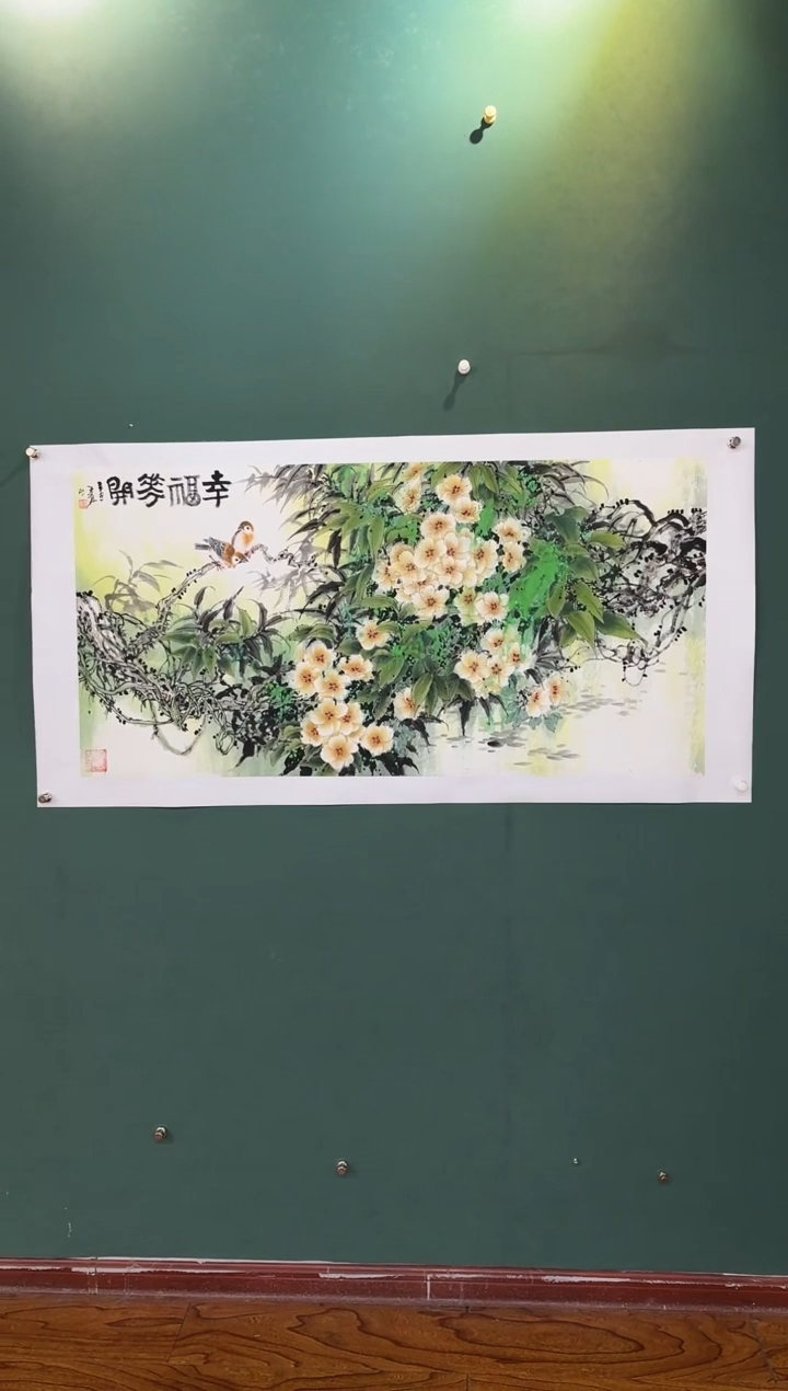 国画周建真老师绘画作品（湖社书）7-6