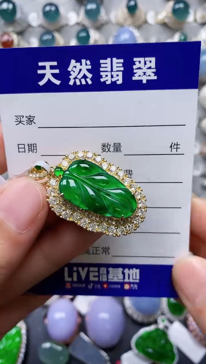 【闪购商品】翡翠颈饰银S925镶嵌0266