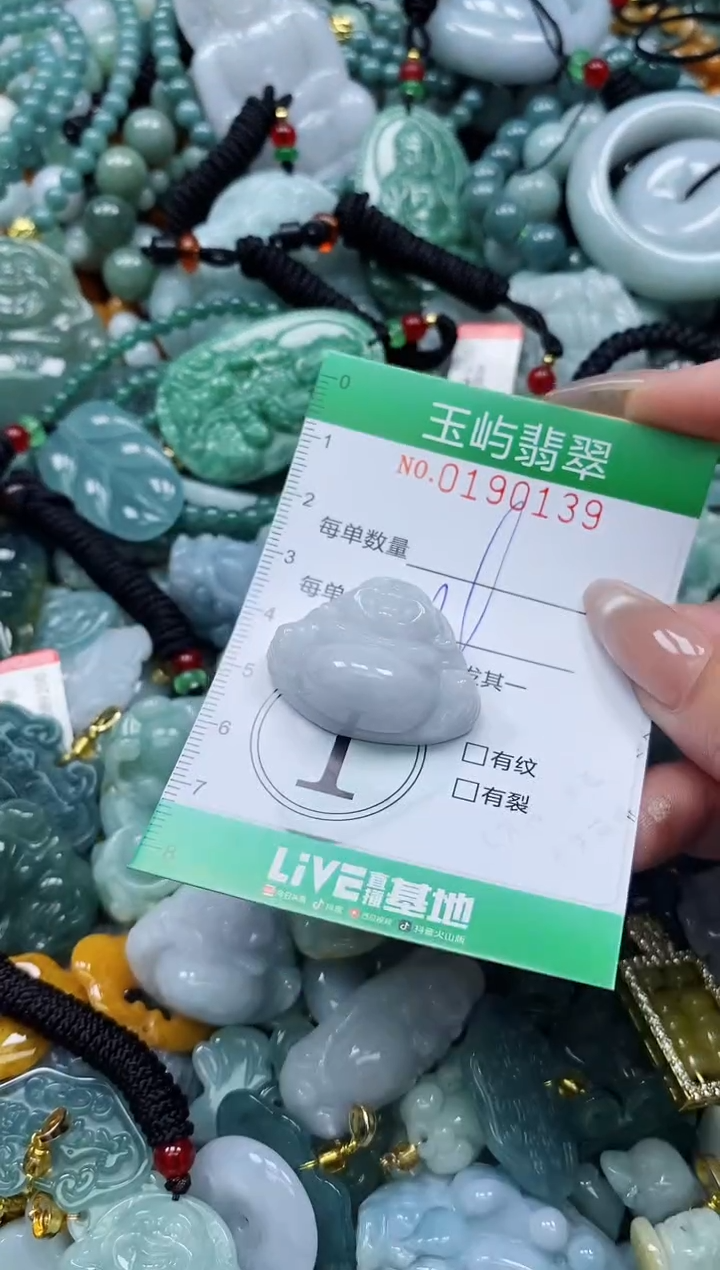 翡翠未镶嵌颈饰闪购0190139
